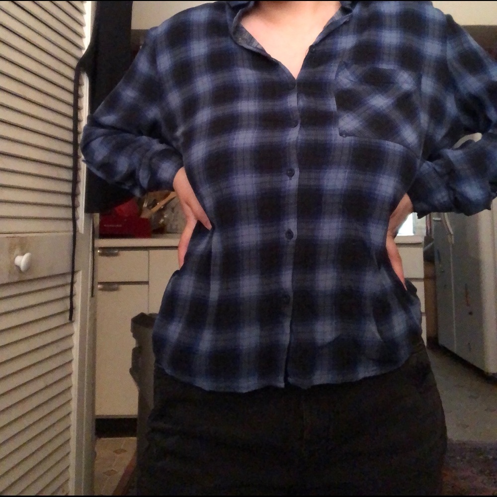 Blue flannel